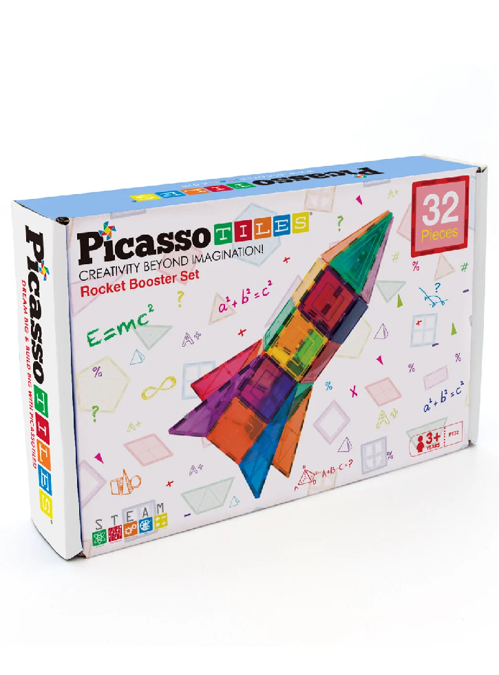 Picasso Tiles Rocket Booster Set 32 Pcs