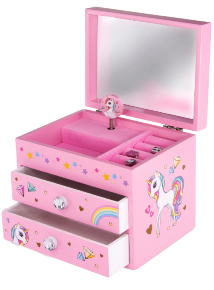 Tinka Jewelry Box With Music Unicorn (8-803901)