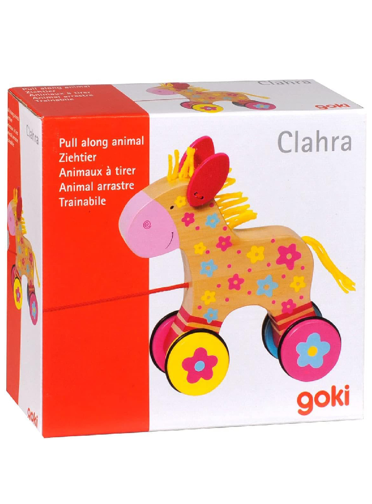 Goki Horse Pull-along Animal Clahra Susibelle (54944)