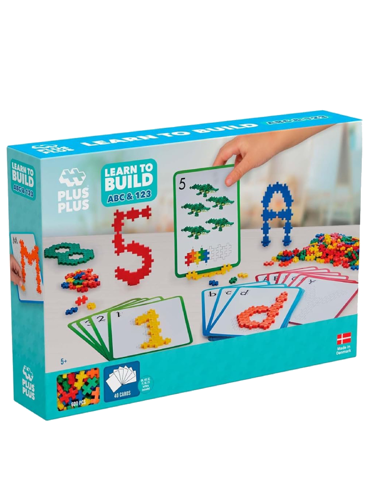 Plus Plus Learn To Build Abc & 123 - (3909)