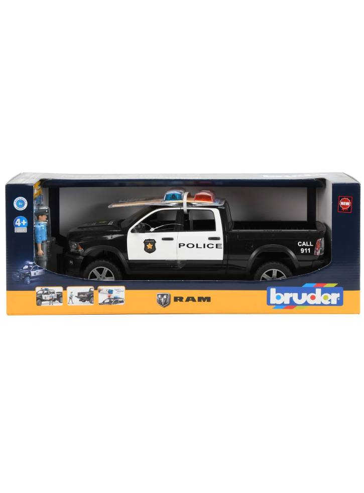 Bruder Police Ram With Policeman And Light & Sound Module (02505)