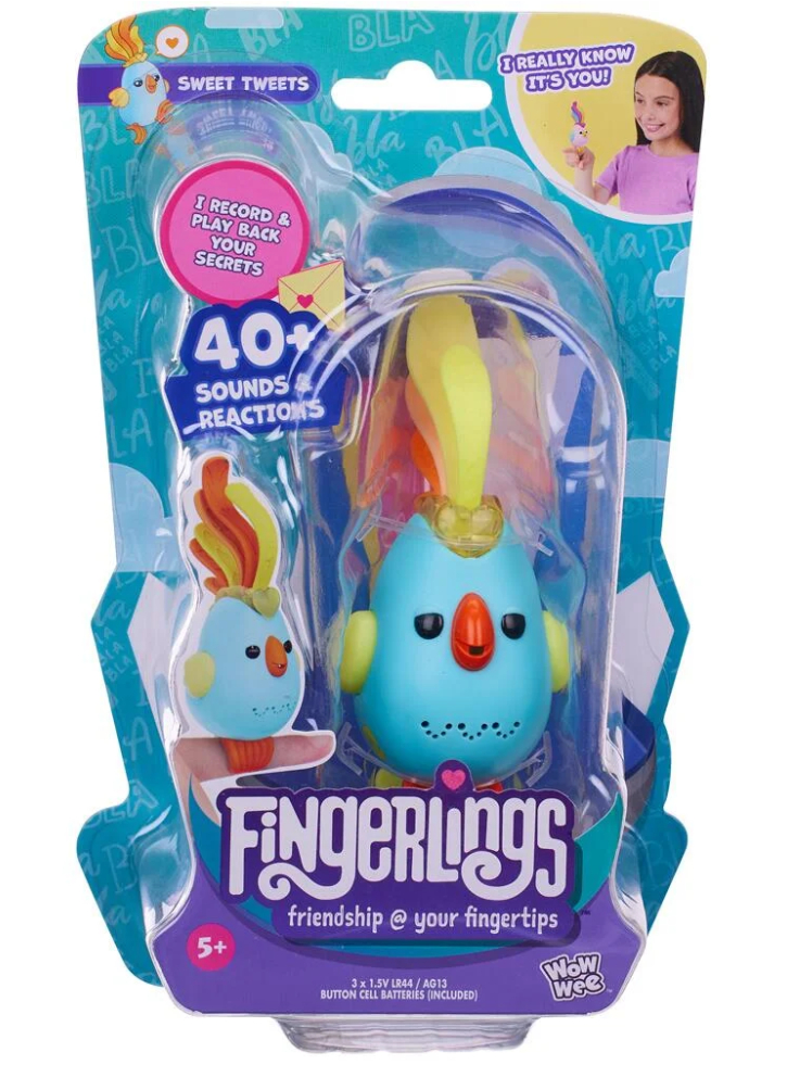 Fingerlings Bird Blue (3132)