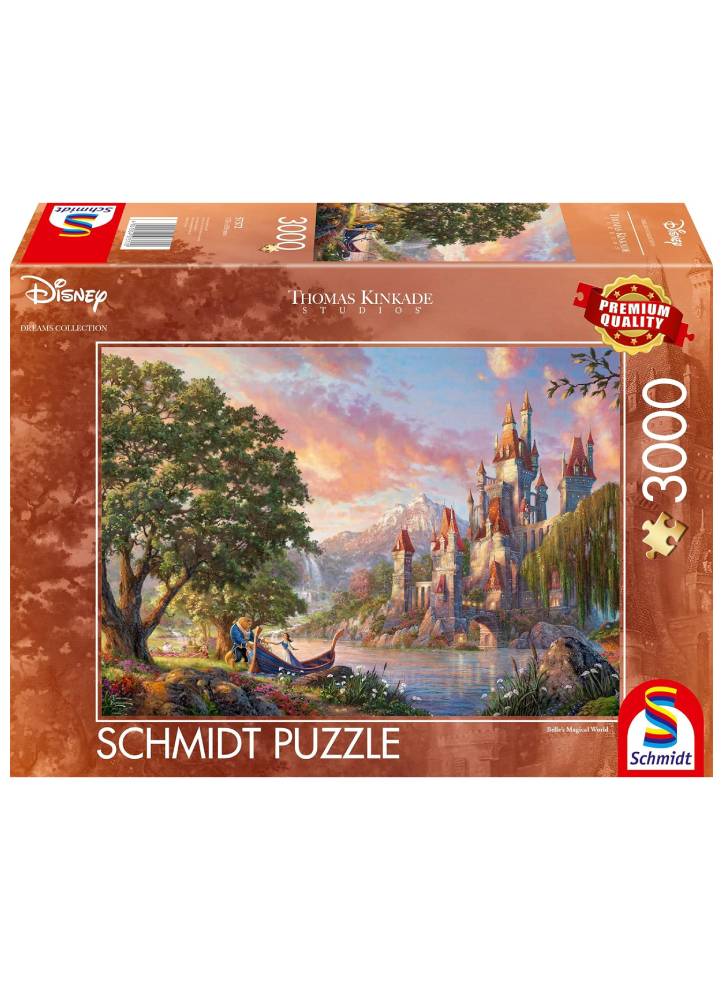 Puzzle Schmidt Thomas Kinkade Disney Belle\'s Magicall World 3000pc (sch7372)