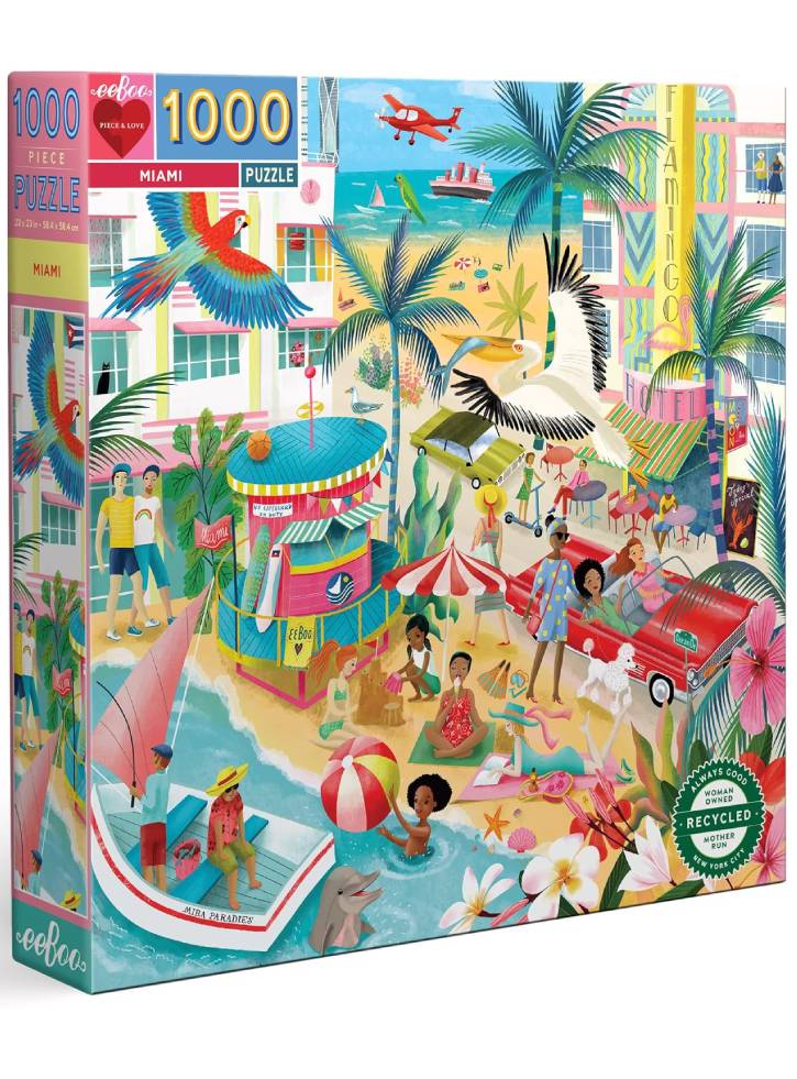 Eeboo Puzzle 1000pcs Miami (epztmia)