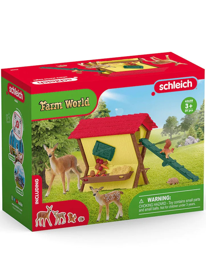 Schleich Farm World Feeding The Forest Animals (42658)