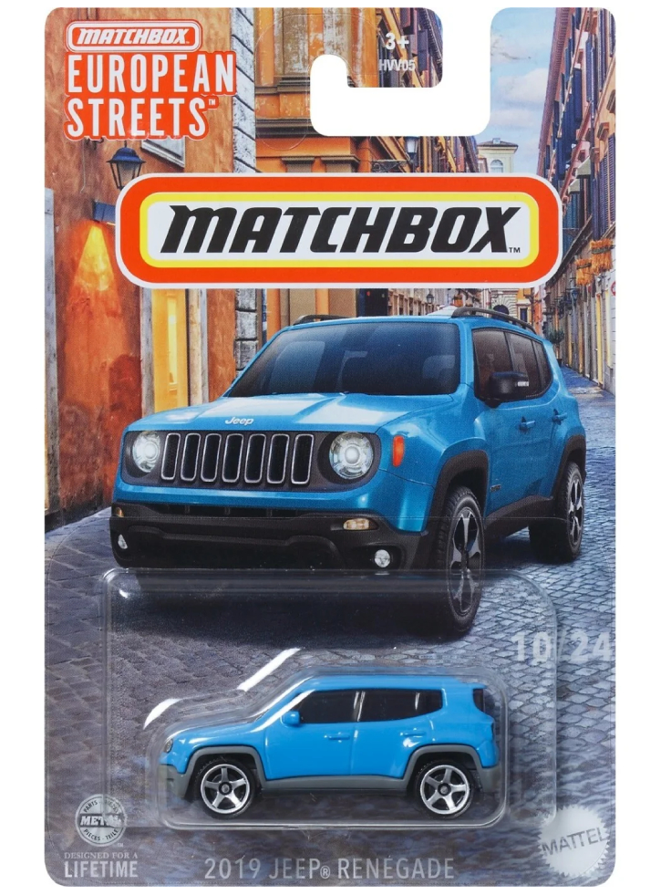 Matchbox European Streets 2019 Jeep Renegade Vehicle (hvv30)