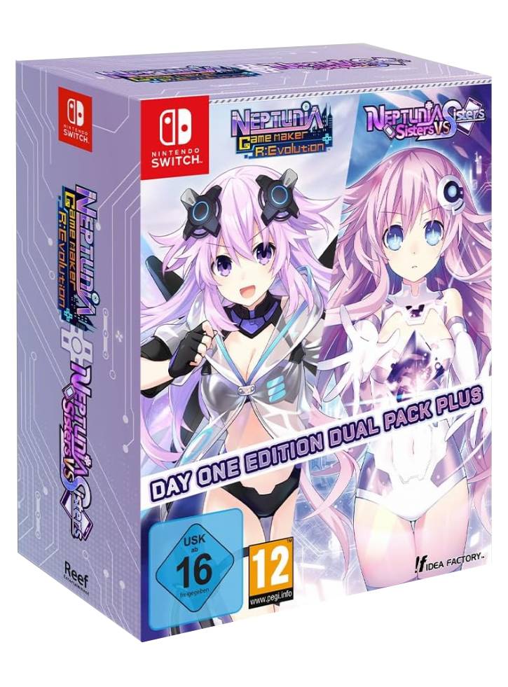 Neptunia Game Maker R Evolution Neptunia Sisters VS Sisters Day One Edition Dual Pack Plus Нинтендо Суич