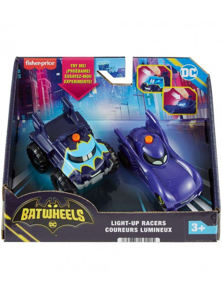 Fisher-price Dc Batwheels Light-up Racers (hml25)