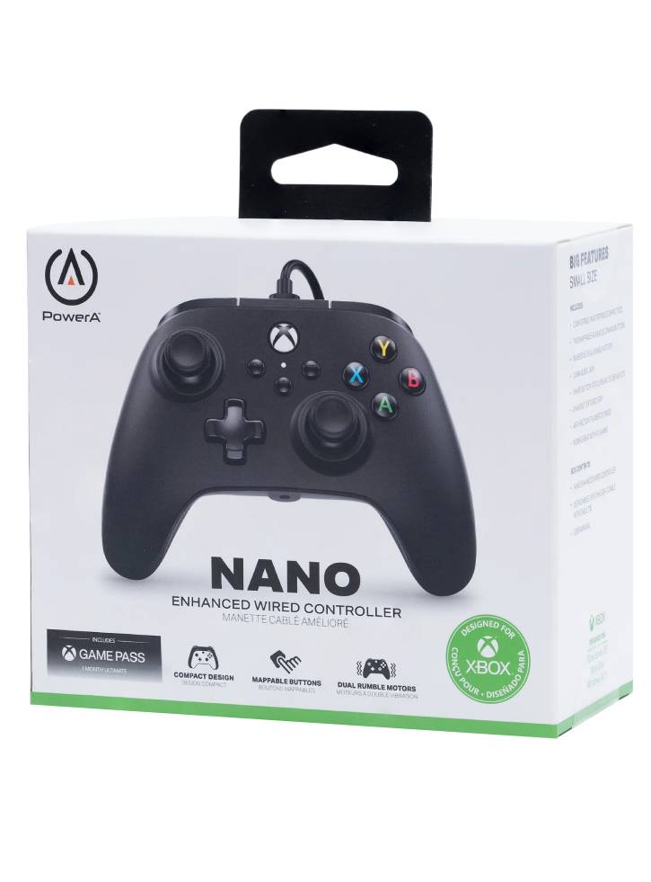 Controller PowerA Nano Enhanced Wired Black - Xbox Series X