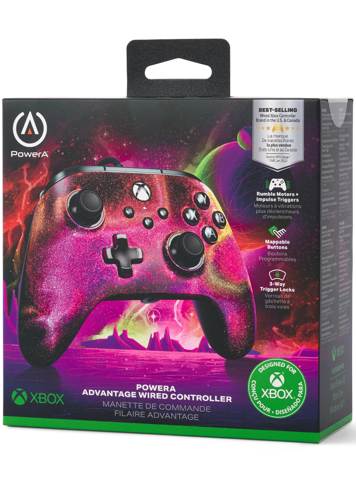 Controller PowerA Advantage Wired Sparkle