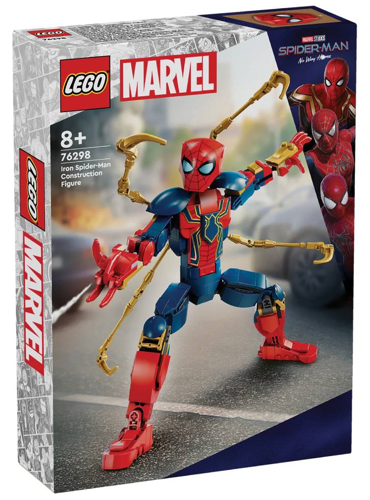 Lego Super Heroes Marvel Spider-man No Way Home Iron Spider-man Construction (76298)