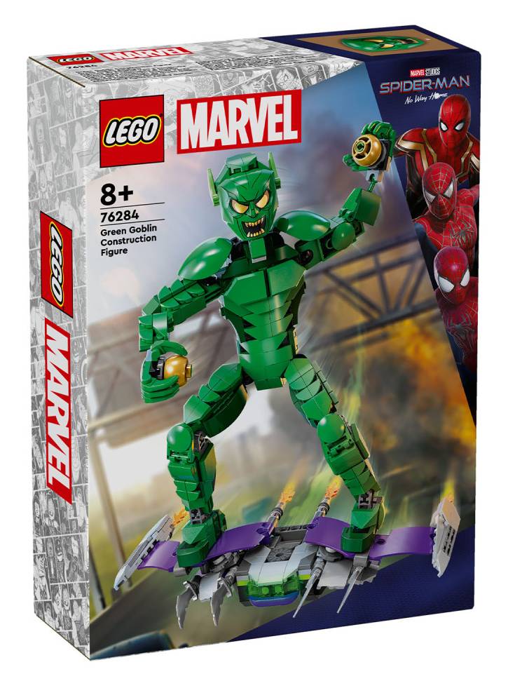 Lego Super Heroes Marvel Spider-man No Way Home Green Goblin Construction (76284)