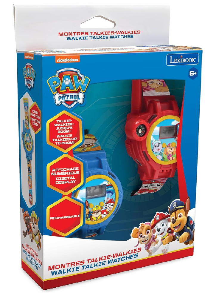 Lexibook Paw Patrol Walkie Talkie 2-in-1 Watch (200m) (dmwtw1pa)