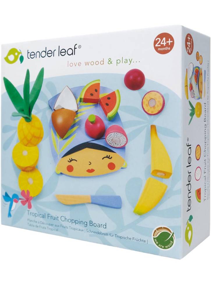 Tender Leaf Tropical Fruit Chopping Board (tl8281)