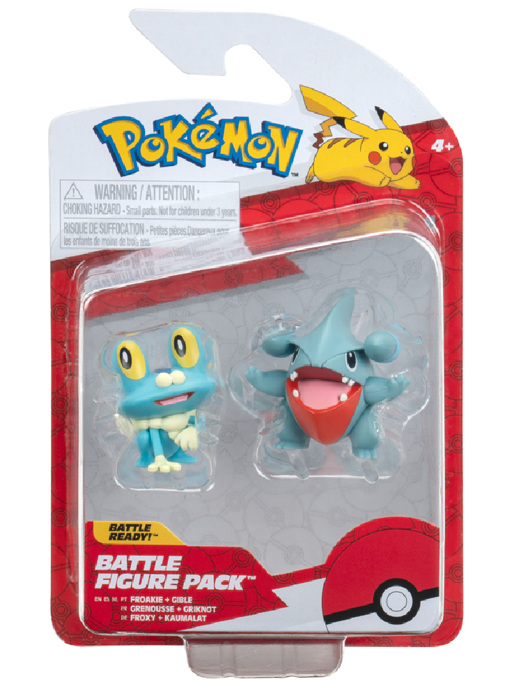 Pokemon Battle Gible & Froakie Pkw3013