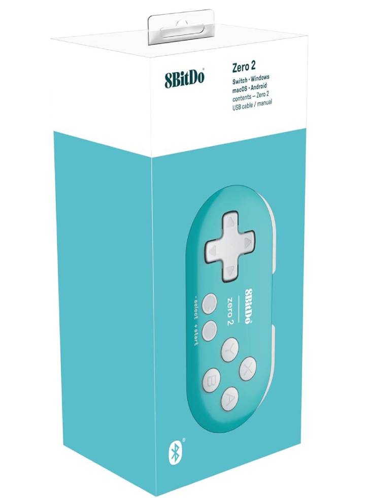 8bitdo Zero 2 Turquoise Edition