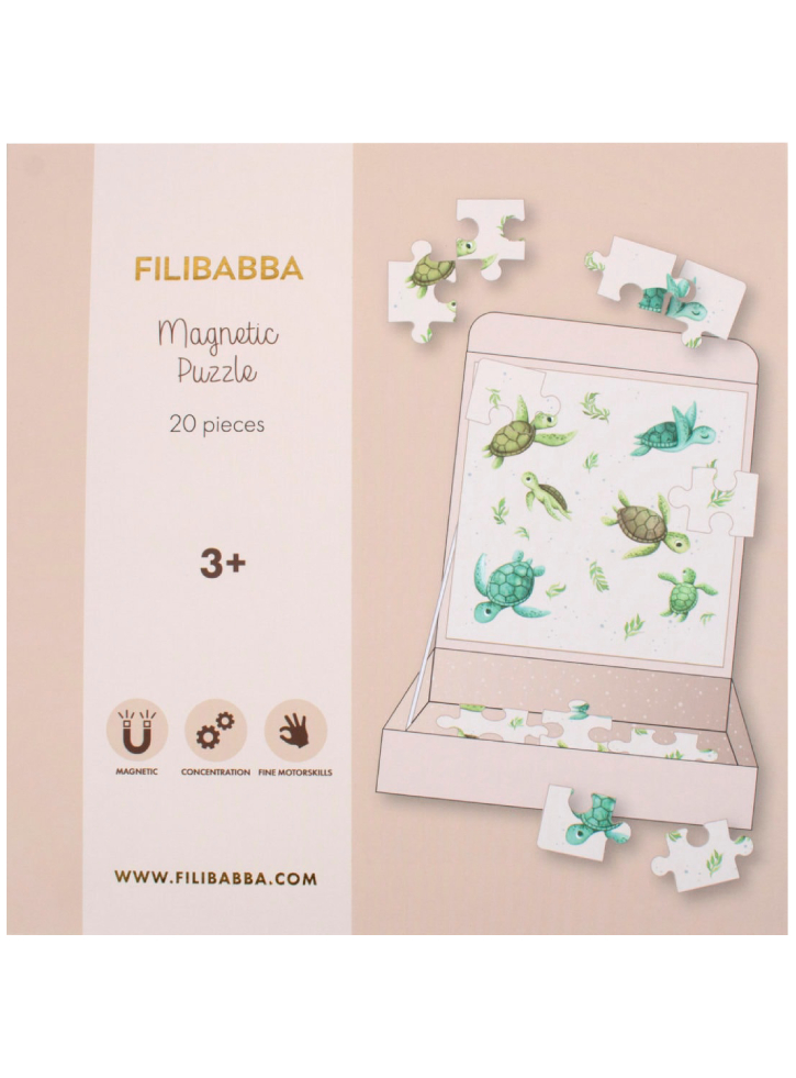 Filibabba Magnetic Games Turtle Puzzle (fi-03041)