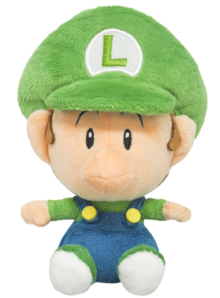 Super Mario Baby Luigi Plush 16cm