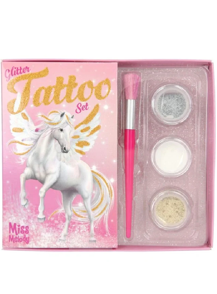 Miss Melody Glitter Tattoo Set (0412032)