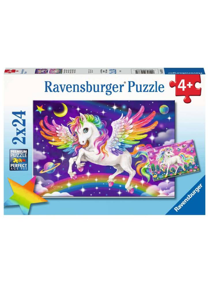 Ravensburger Unicorn And Pegasus 2x24pc (10105677)