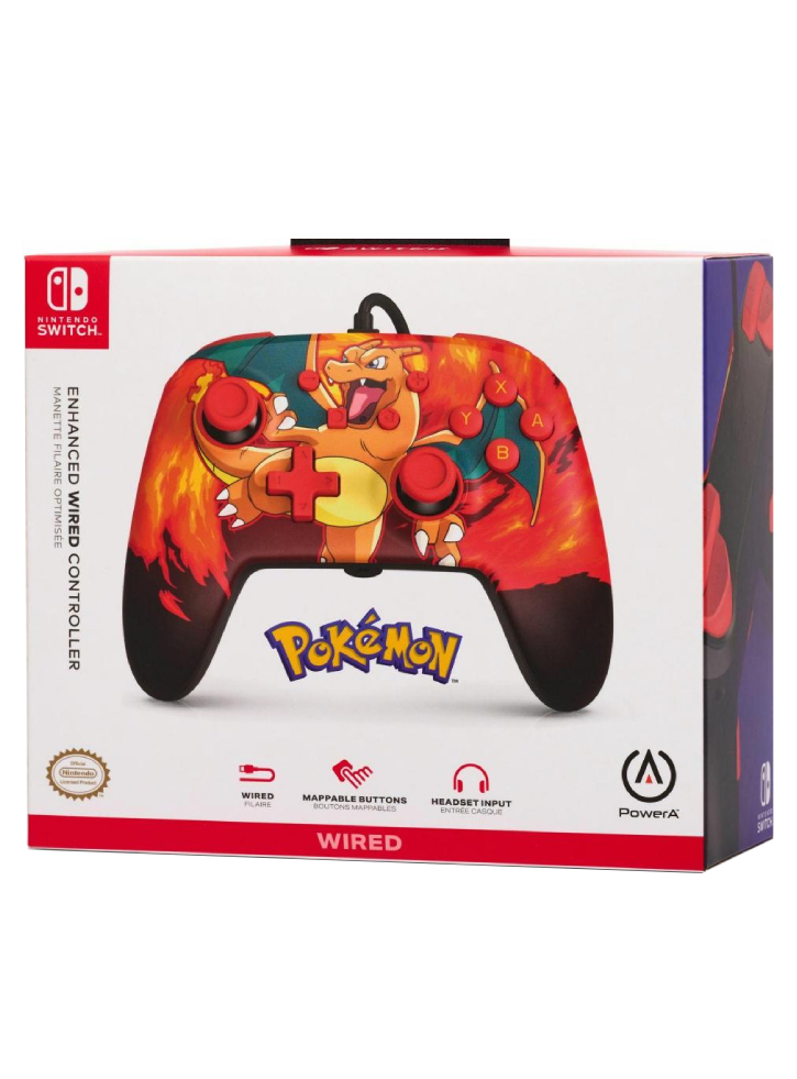 Controller Powera Enhanced Wired Charizard Vortex