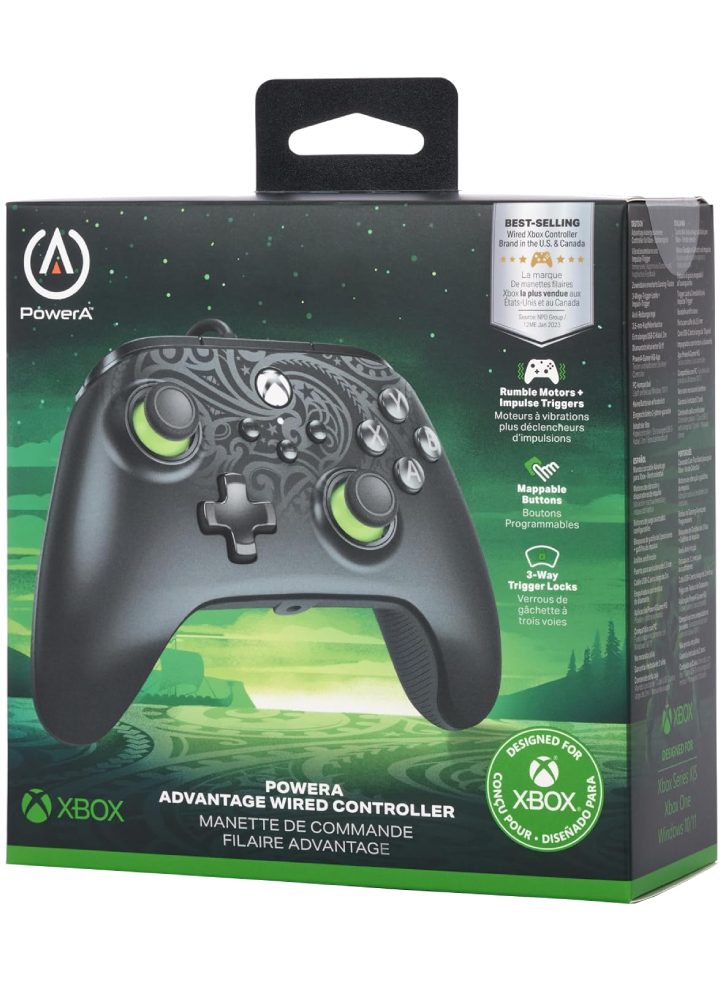 Controller Powera Advantage Wired Celestial Green