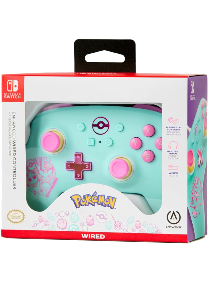 Controller Powera Enhanced Wired Pokemon Sweet Friends