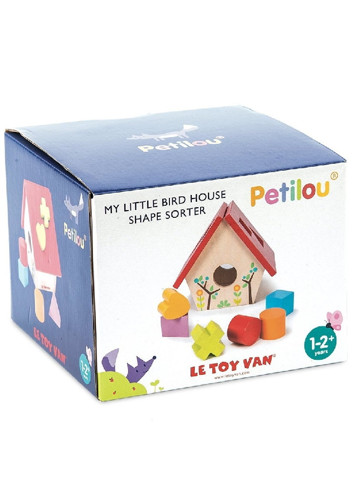 Le Toy Van Petilou My Little Bird House Shape Sorter (lpl085)