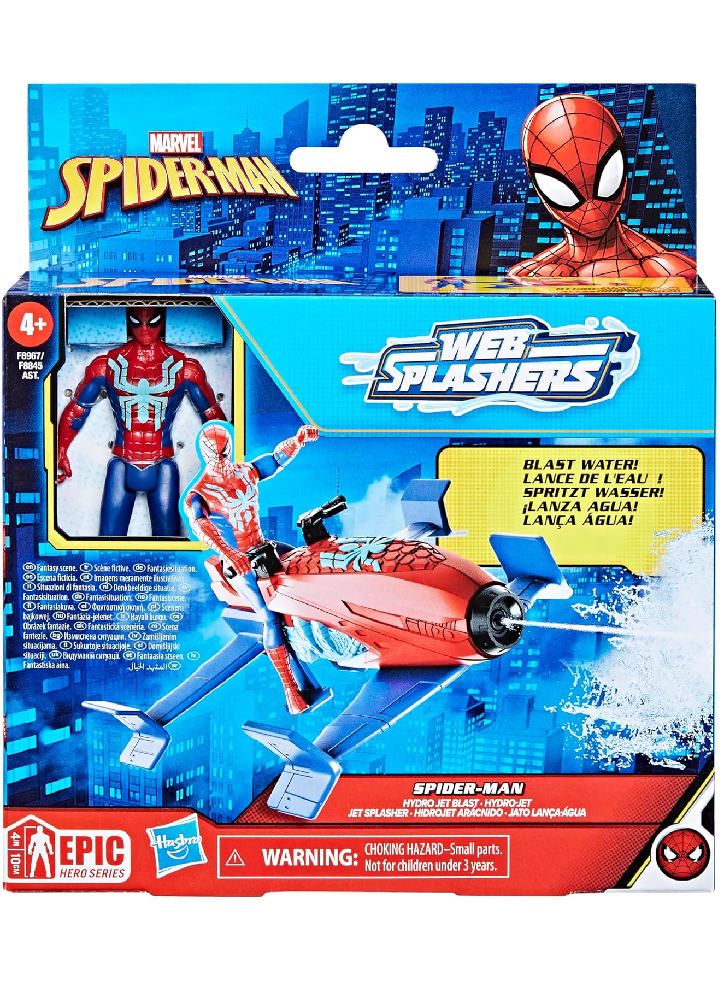 Marvel Web Splashers Spider-man Hydro Jet Blast Vehicle (f8967)