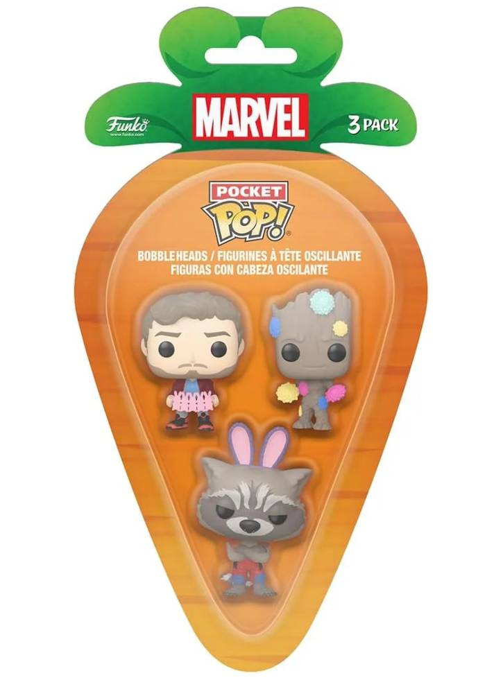 3 Pack Carrot Pocket Pop Guardians Of The Galaxy Pdq