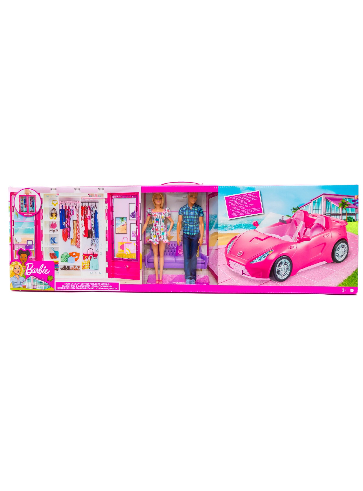 Barbie Doll Convertible And Closet (gvk05)