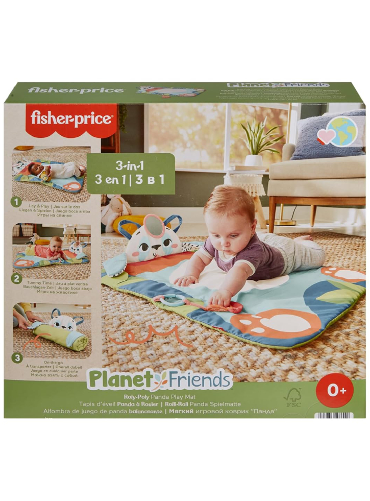 Fisher Price Newborn Roly-poly Panda Play Mat (hkd65)