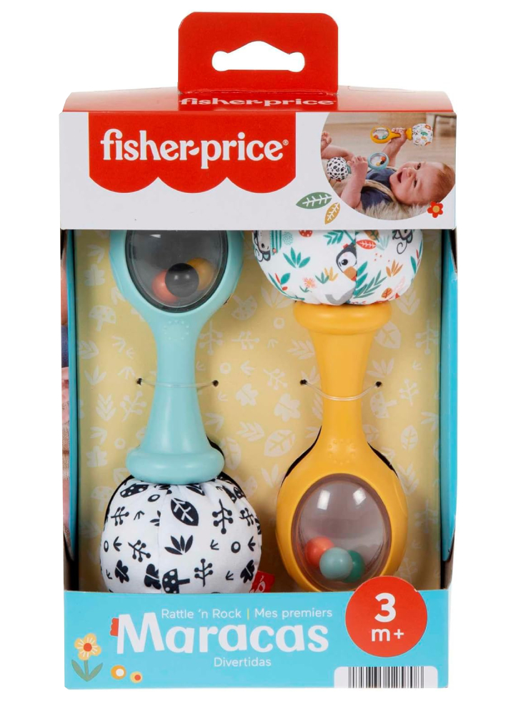 Fisher Price Newborn Shake N\' Rattle Maracas (hmf34)