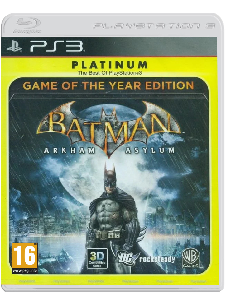 Batman Arkham Asylum Goty Platinum