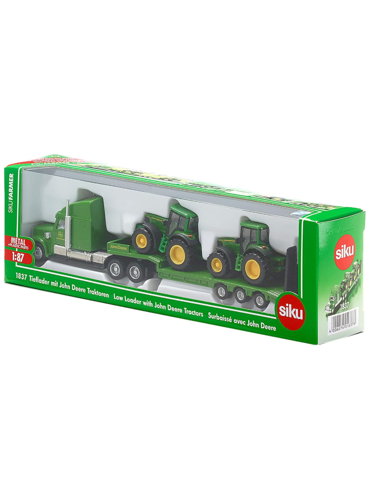 Siku Low Loader With John Deere Tractors 1:87 (1837)