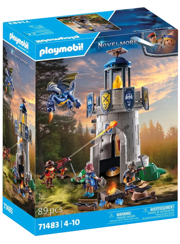 Playmobil Knight\'s Tower With Smith And Dragon (71483)