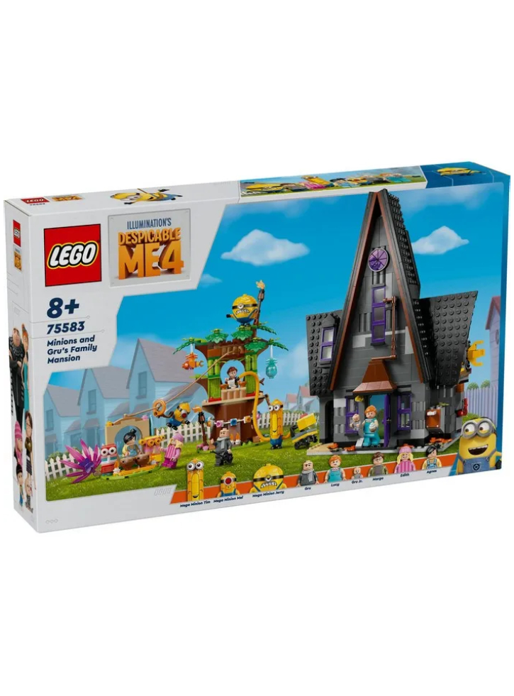 Lego Despicable Me 4 Minions And Gru\'s Family Mansion (75583)