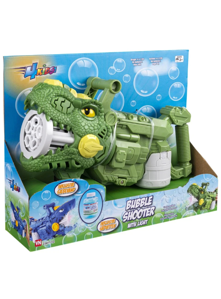 4-kids Electric Bubble Gun Dino (23411)