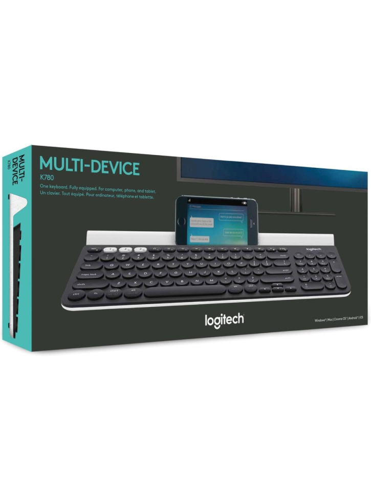 Keyboard Logitech K780 Multi-device Wireless Grey/white (nordic)