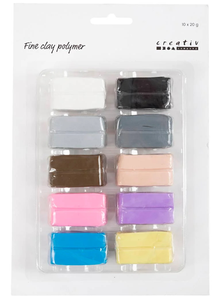 Fine Clay Polymer Pastels 10x20g (78102)