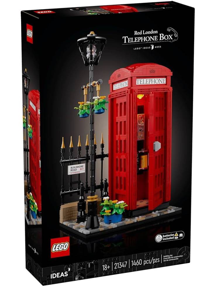 Lego Ideas Red London Telephone Box (21347)