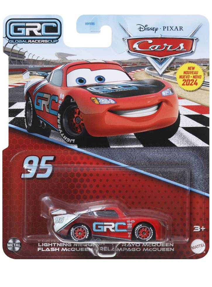 Disney Pixar Cars Global Racers Cup Lightning Mcqueen (hty00)