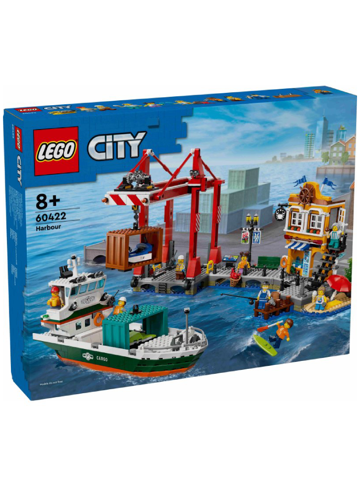 Lego My City Seaside Harbor With Cargo Ship (60422)