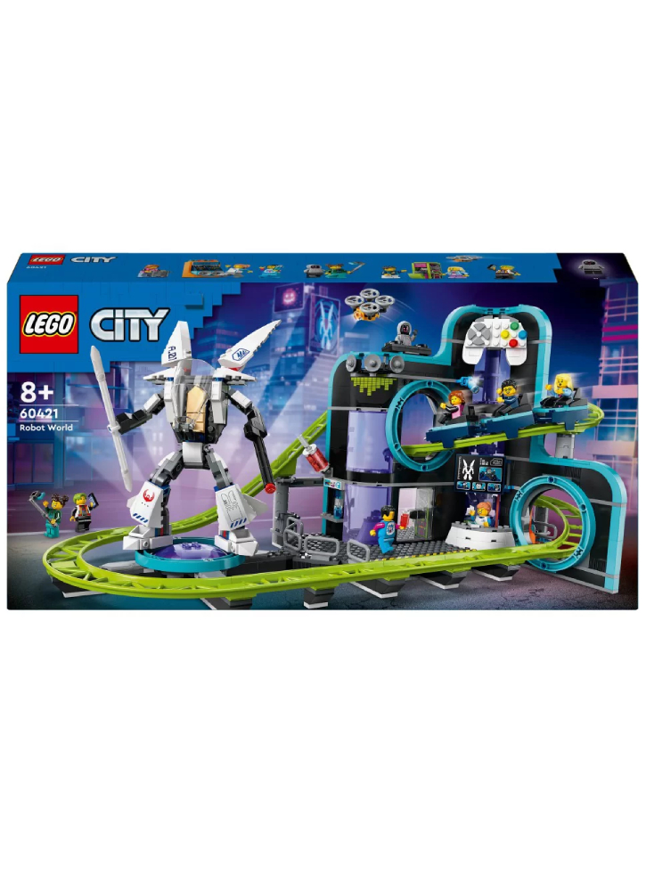 Lego My City Robot World Roller-coaster Park (60421)