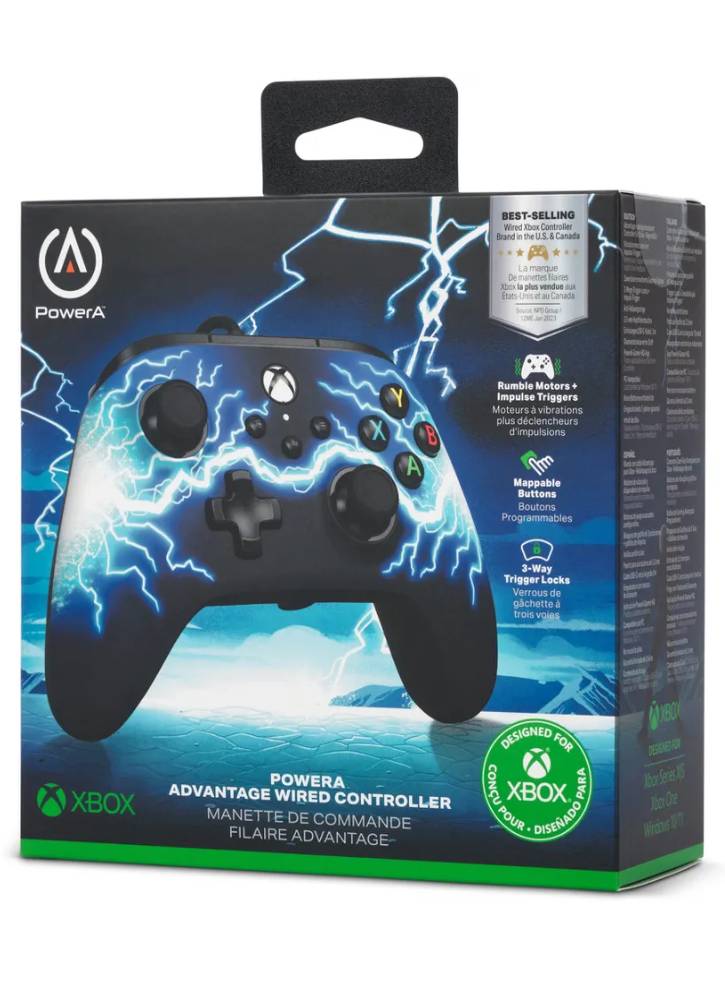 Powera Advantage Wired Controller Arc Lightning