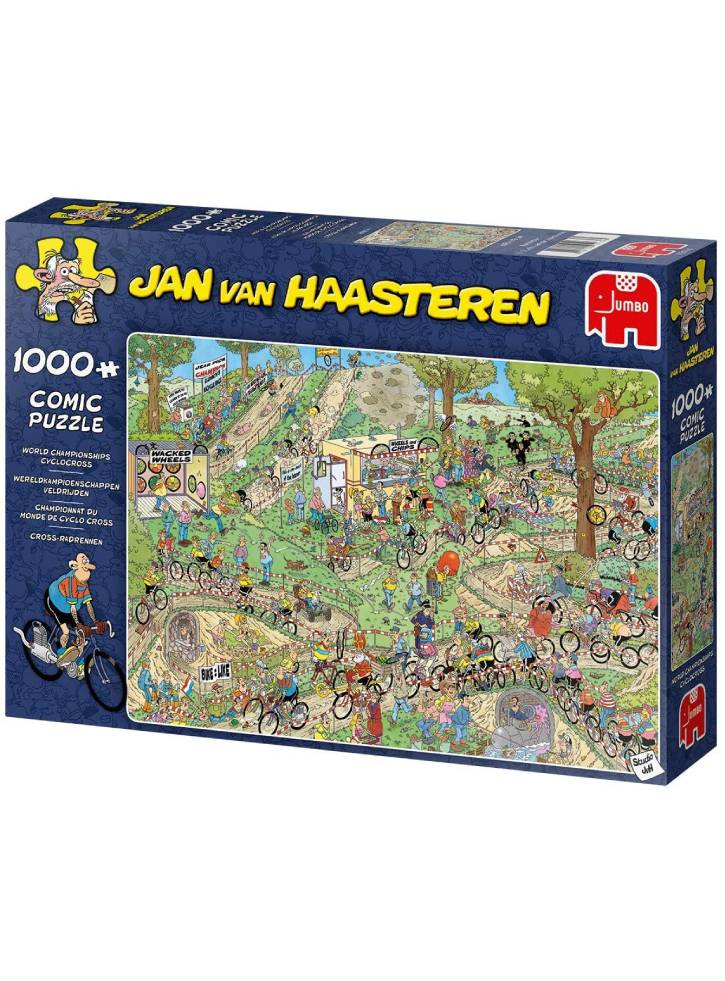 Jan Van Haasteren Wc Cycle Cross 1000 Piece Puzzle (jum9072)