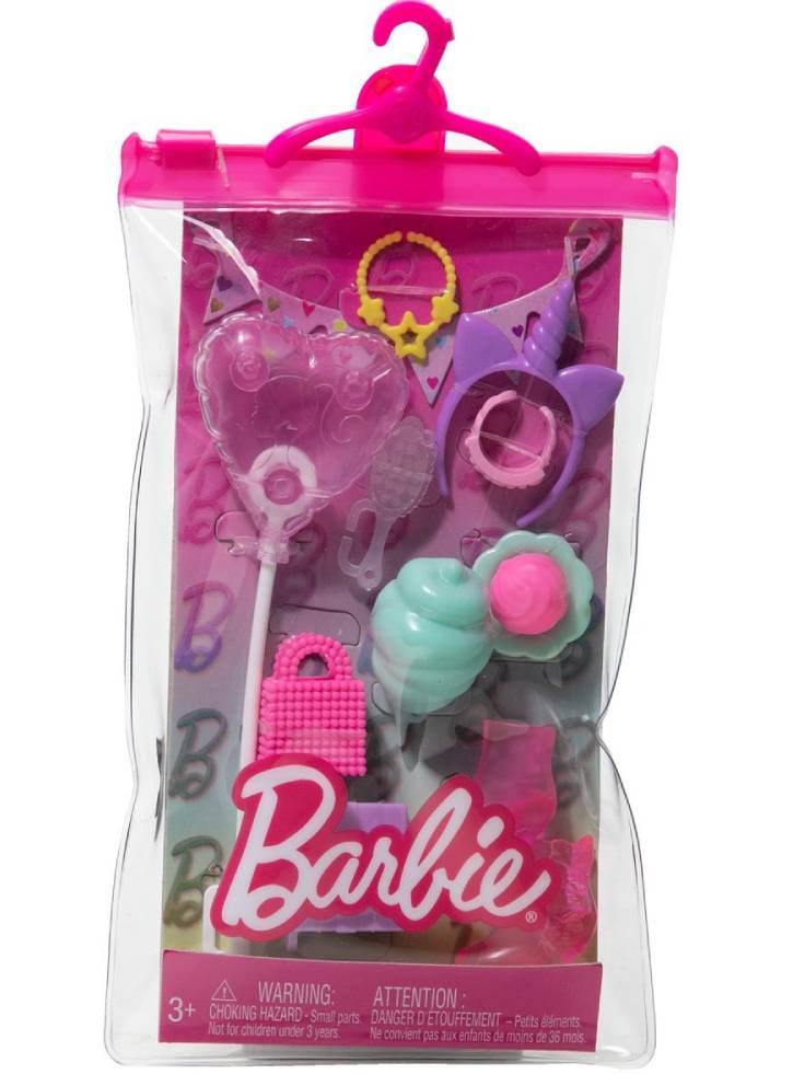 Barbie Pink Heart Balloon Accessories (hwv73)