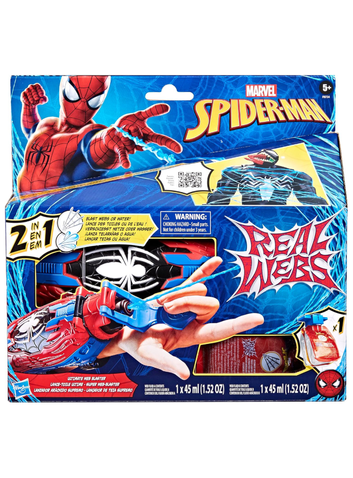 Marvel Spider-man Real Webs Ultimate Web Blaster (f8734)