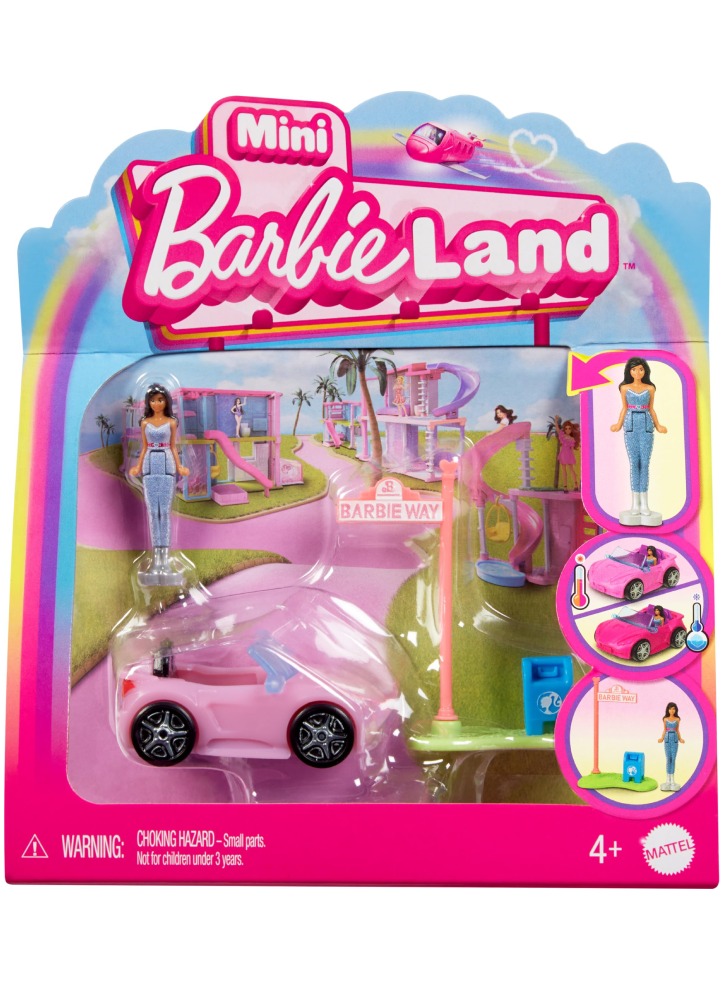 Barbie Mini Barbieland Doll And Vehicle Convertible (hyf42)