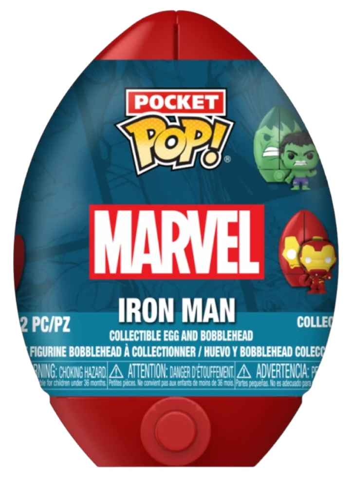 Egg Pocket Pop Marvel Iron Man Collectible Egg Random 4cm